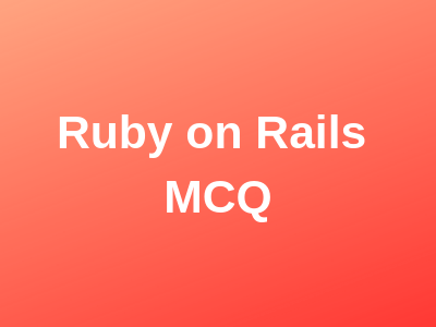 RUBY on RAILS