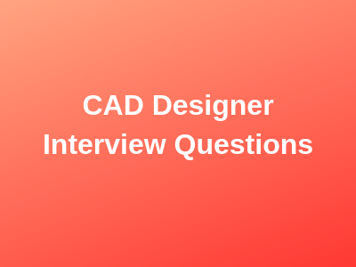 CAD Designer