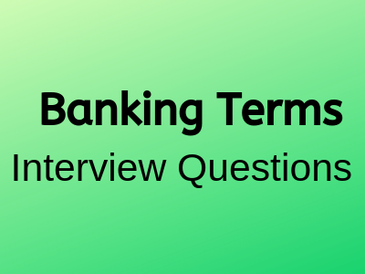 Banking Terms