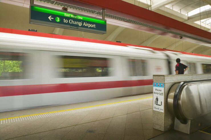 MRT platform in Singapore